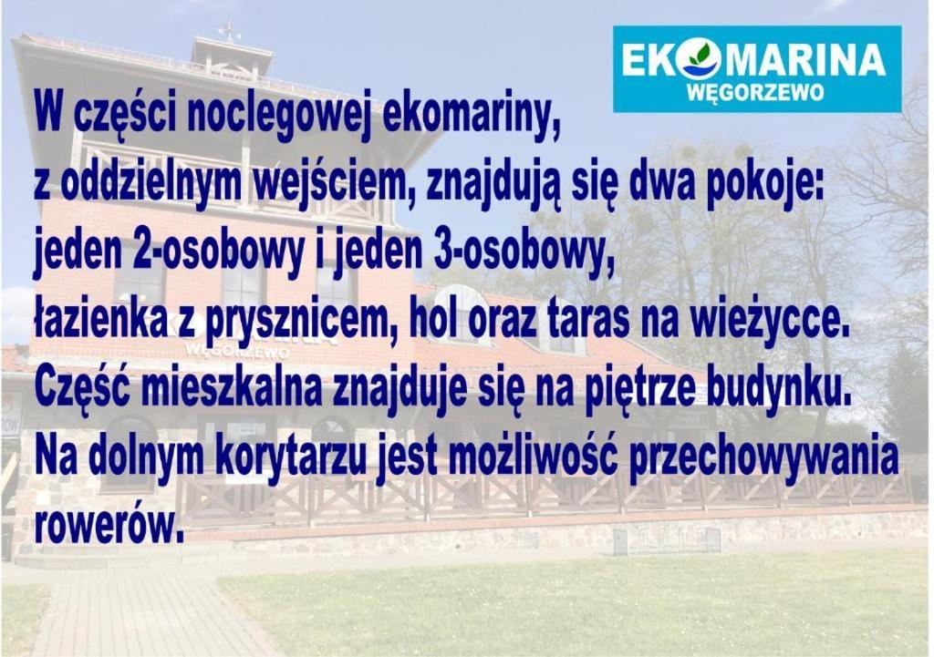 Ekomarina - Pokoj Noclegowy 2 Węgorzewo 外观 照片